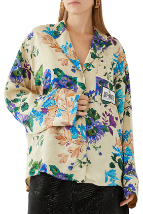 Camouflage Jacquard Pajama Over Shirt